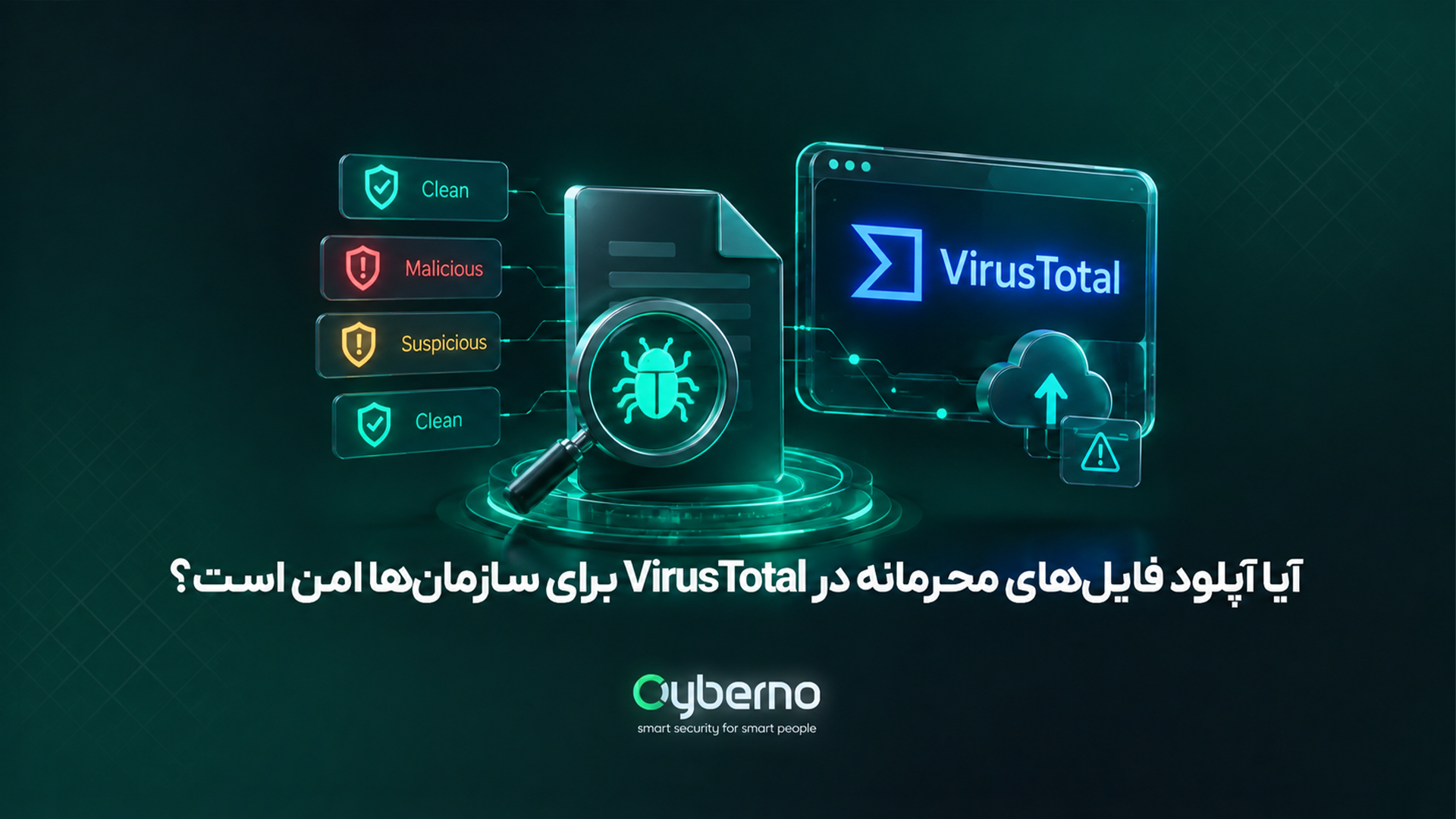 آیا آپلود فایل‌های محرمانه در VirusTotal برای سازمان‌ها امن است؟