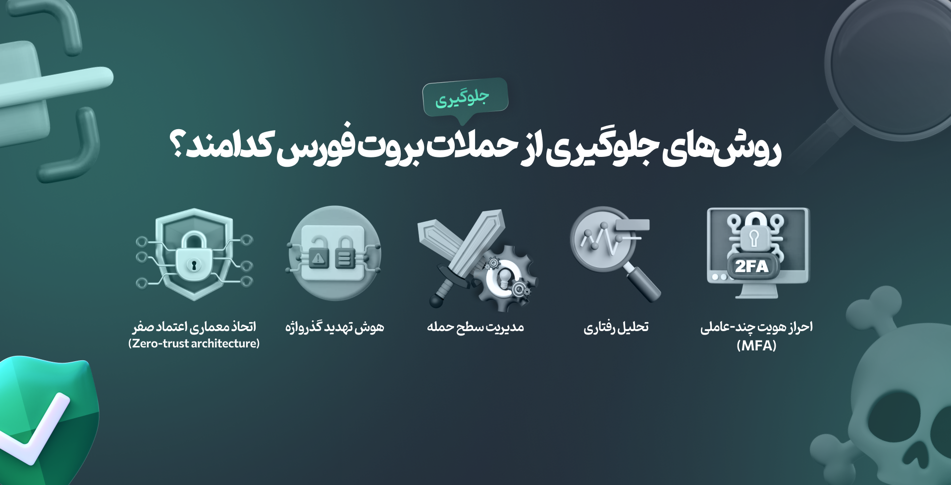 روش‌های جلوگیری از حملات بروت فورس کدامند؟